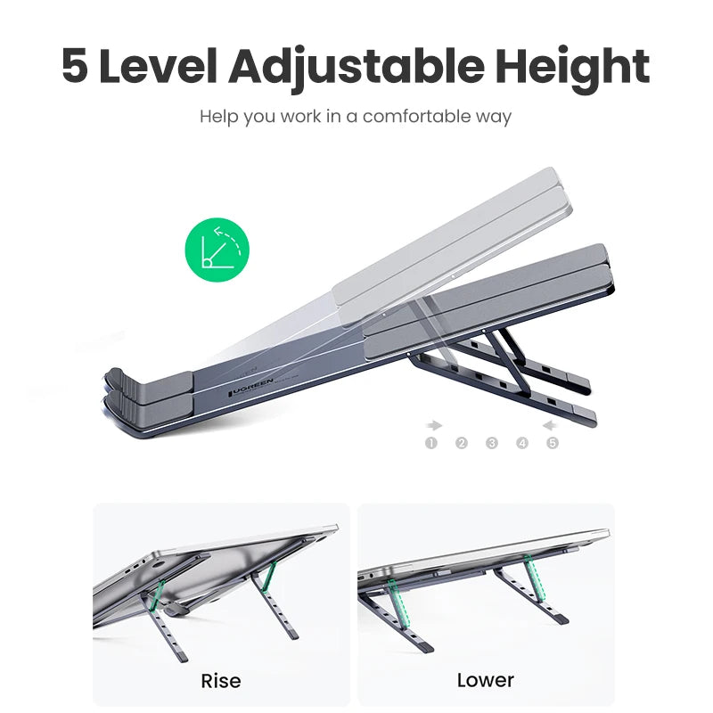 Foldable Aluminum Laptop Stand for MacBook Air Pro