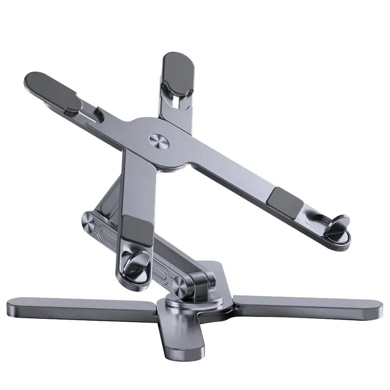 Foldable Laptop Stand with 360° Rotation - Aluminum Alloy