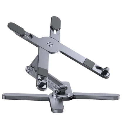Foldable Laptop Stand with 360° Rotation - Aluminum Alloy