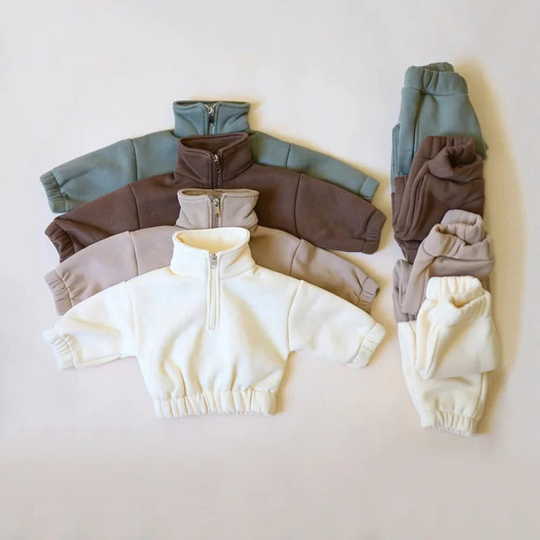 Children Clothes Sets Kids Sportswear Suits For Children Warm Autumn