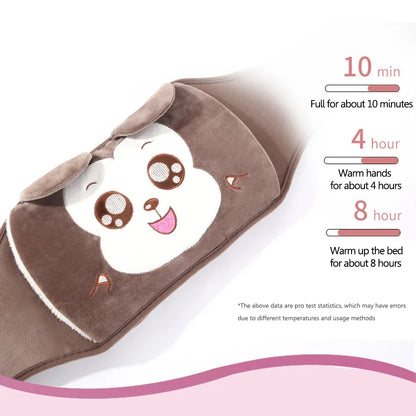 Hot Water Bottle Bag | Plush Waist Cover for Pain Relief
