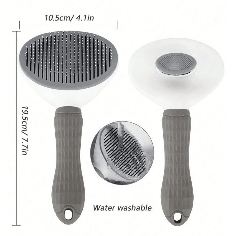 Stainless Steel Pet Comb for Long Hair Dogs & Cats – Grooming Essential