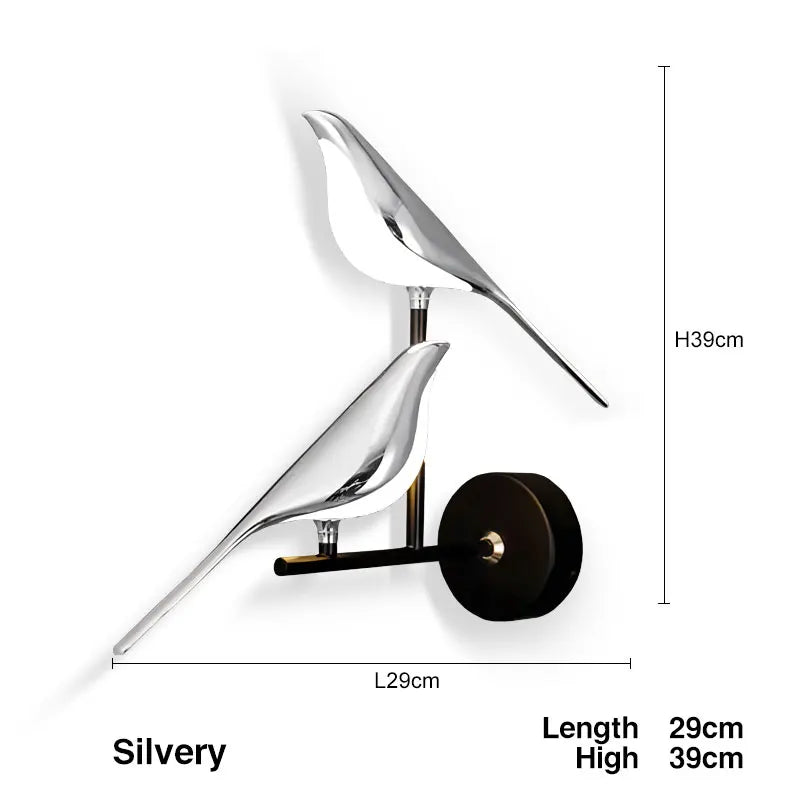 Creative Bird LED Wall Sconce with Touch Switch