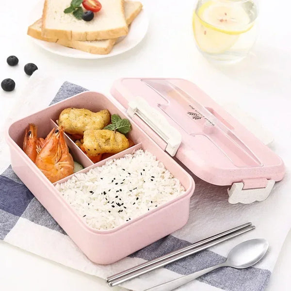 Microwave Lunch Box For Children Portable School Office Bento Box