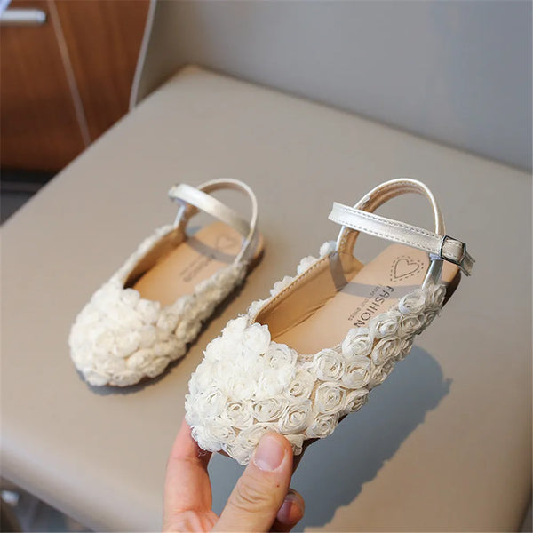 Baby Girls Sandals Comfortable Children Floral Princess Shoes Soft