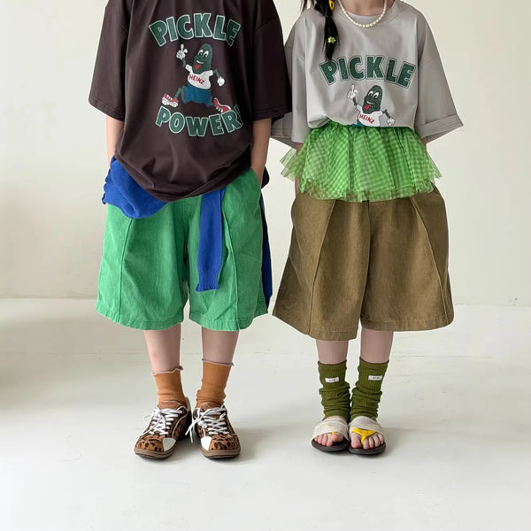 Kids Pants 2026 Summer Boys And Girls Korean Version Solid Color