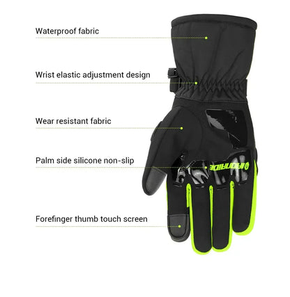 Waterproof Windproof Warm Winter Gloves with Anti-slip