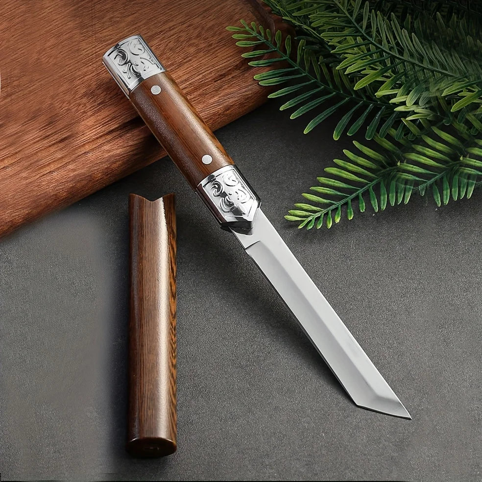 Premium Carved Stainless Steel Utility Knife