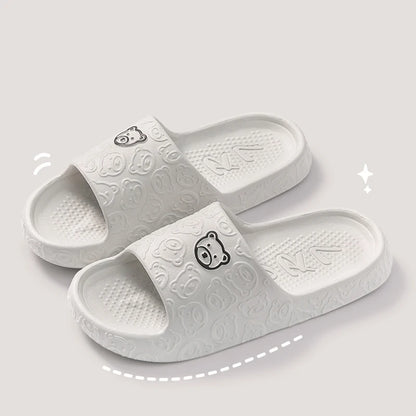 Cute Bear Women's Slippers - Summer Indoor Anti-Slip Shoes