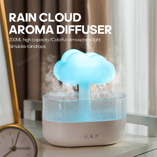 Cloud Air Humidifier - Ultrasonic Aroma Diffuser with Night Light