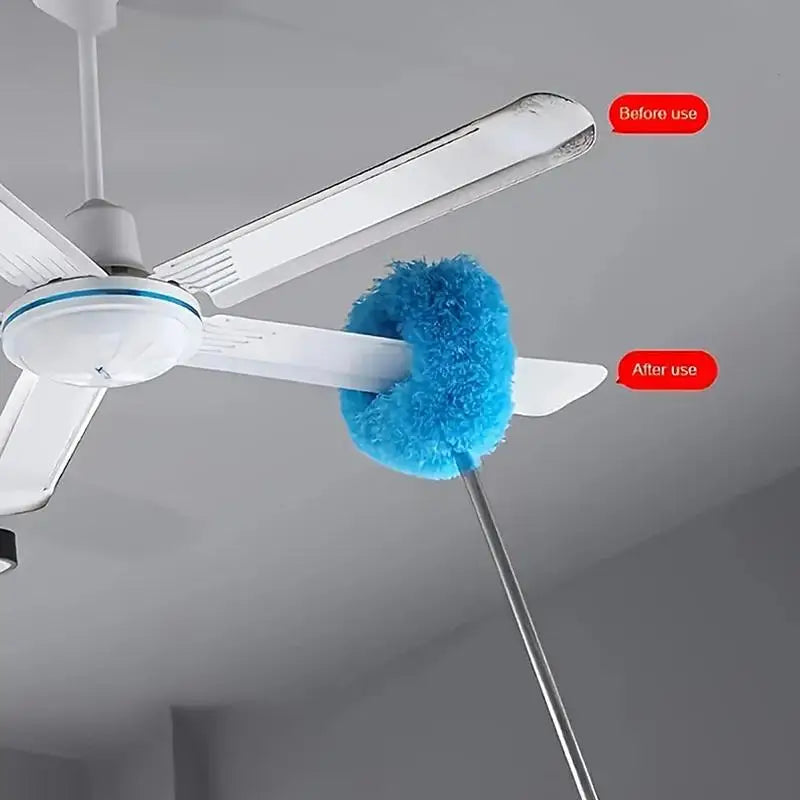 Ceiling Fan Cleaner Duster - Extendable Dust Removal Brush