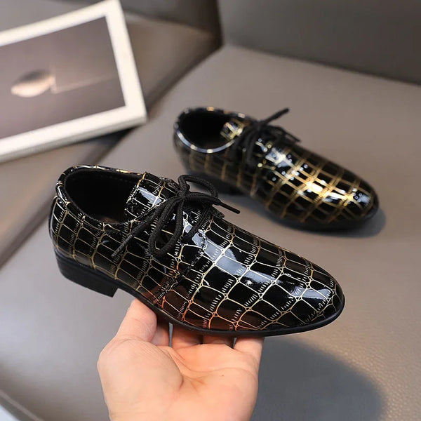 Boys Leather Shoes Kids Flats Causal Children S Wedding Shoes For