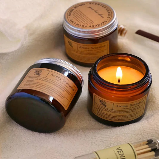 Scented Soy Candles - Smokeless Aromatic Luxury Decor