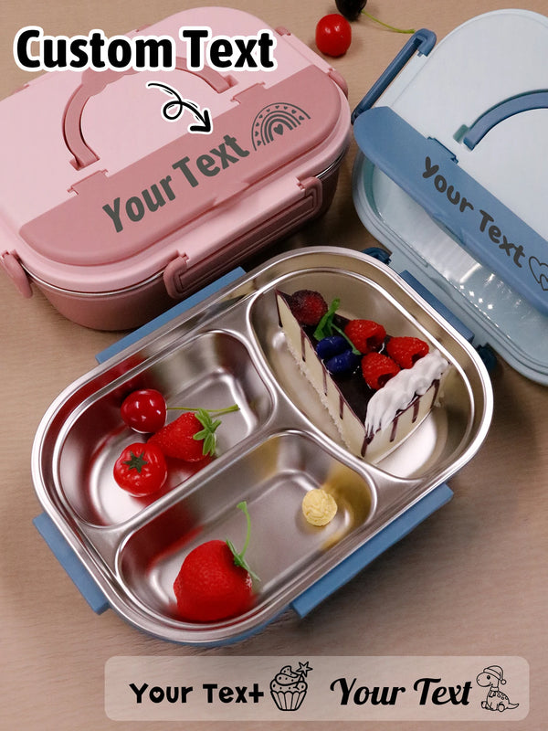 Custom Name Bento Lunch Box Personalized