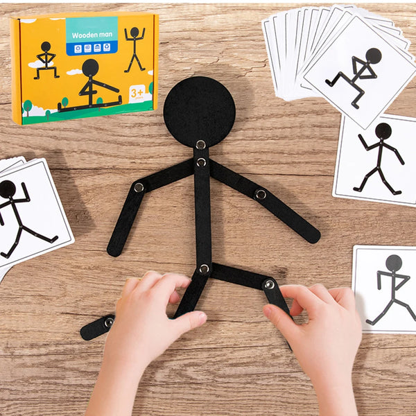 Material DIY Puzzle Toys Boards Educational