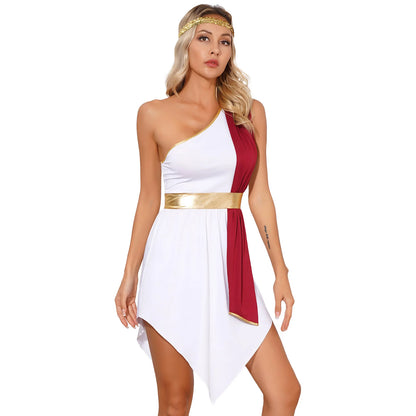 Women Roman Greek Toga Cosplay Costume