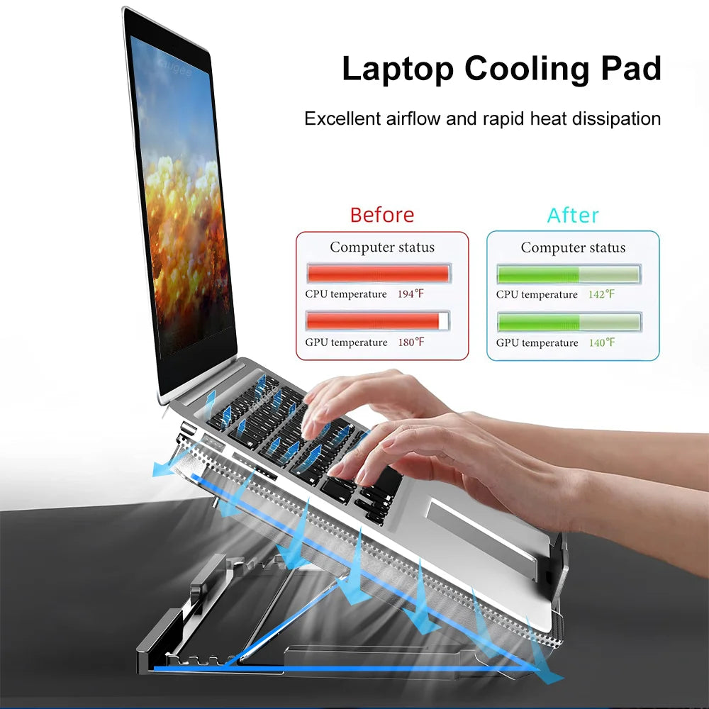 Gaming Laptop Cooler for MacBook Air, Pro, Dell 12-16 Inch