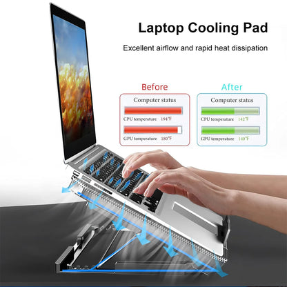 Gaming Laptop Cooler for MacBook Air, Pro, Dell 12-16 Inch