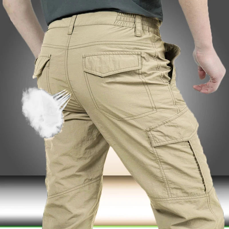 Men's Tactical Cargo Pants for Summer - Military Style