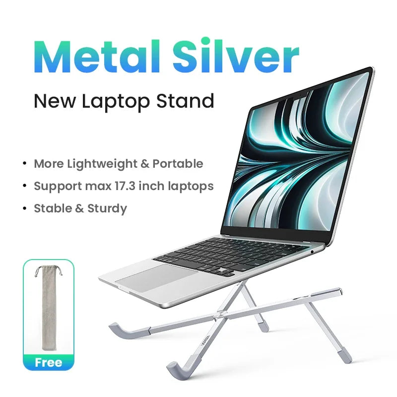 Foldable Aluminum Laptop Stand for MacBook Air Pro