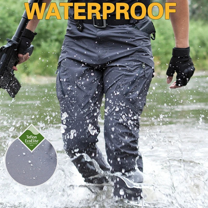 Men's Summer Tactical Cargo Pants - Quick Dry Outdoor Trousers