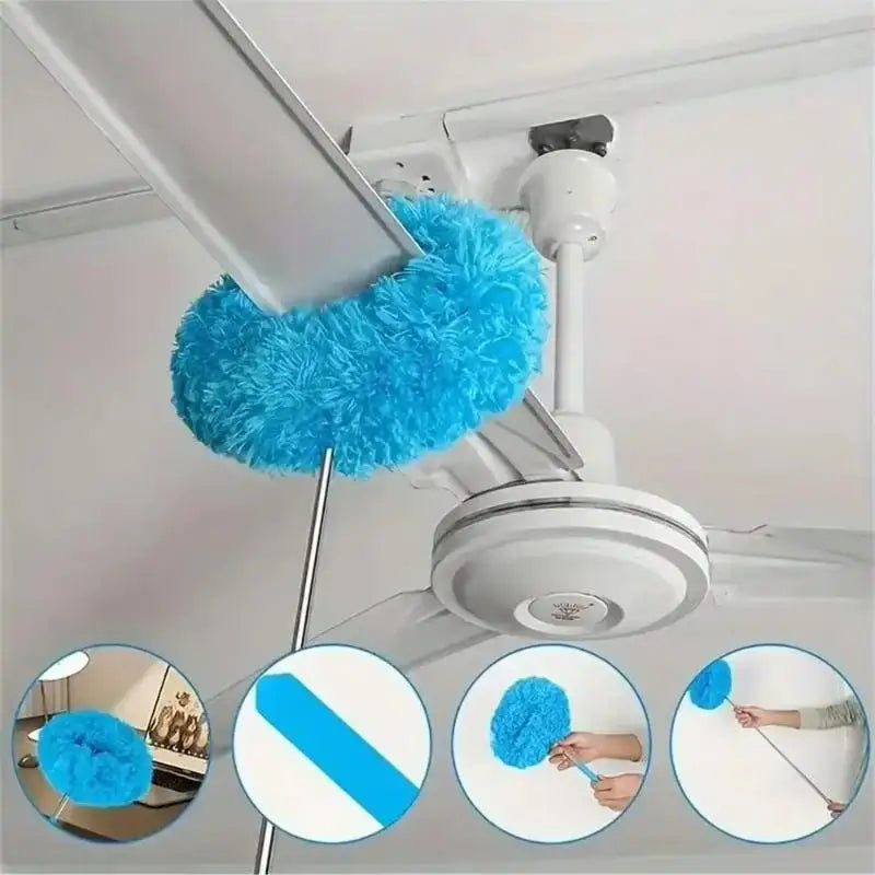 Ceiling Fan Cleaner Duster - Extendable Dust Removal Brush