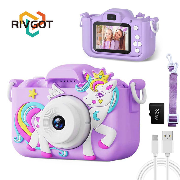 Kids Camera Toys For Boys Girls Selfie Hd Digital Video Shockproof