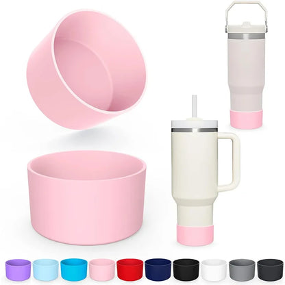 Silicone Insulated Cup Protective Sleeve - Non-Slip Boot for 40oz, 30oz, 20oz Bottles