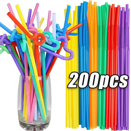 Colorful Drinking Straws – Wedding & Party Supplies, Kitchen Essentials