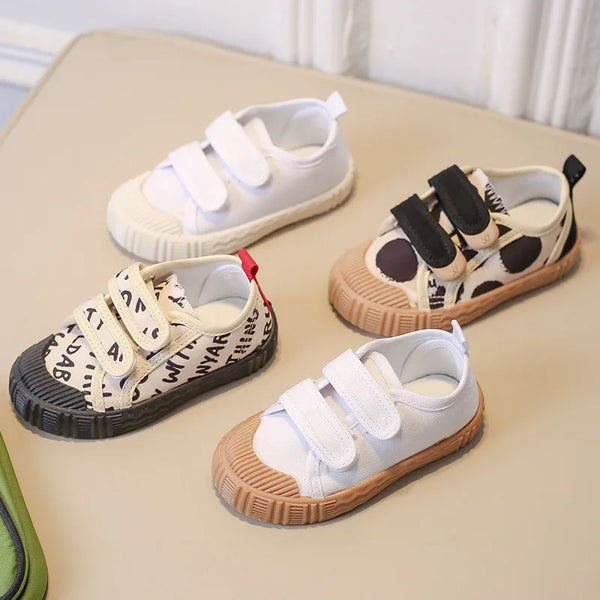 Kids Shoes For Girls Boys Non Slip Soft Sole Canvas Shoes Child