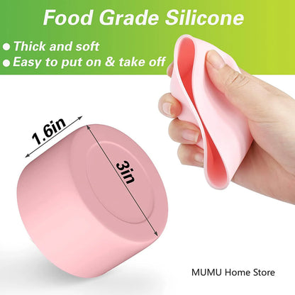 Silicone Insulated Cup Protective Sleeve - Non-Slip Boot for 40oz, 30oz, 20oz Bottles
