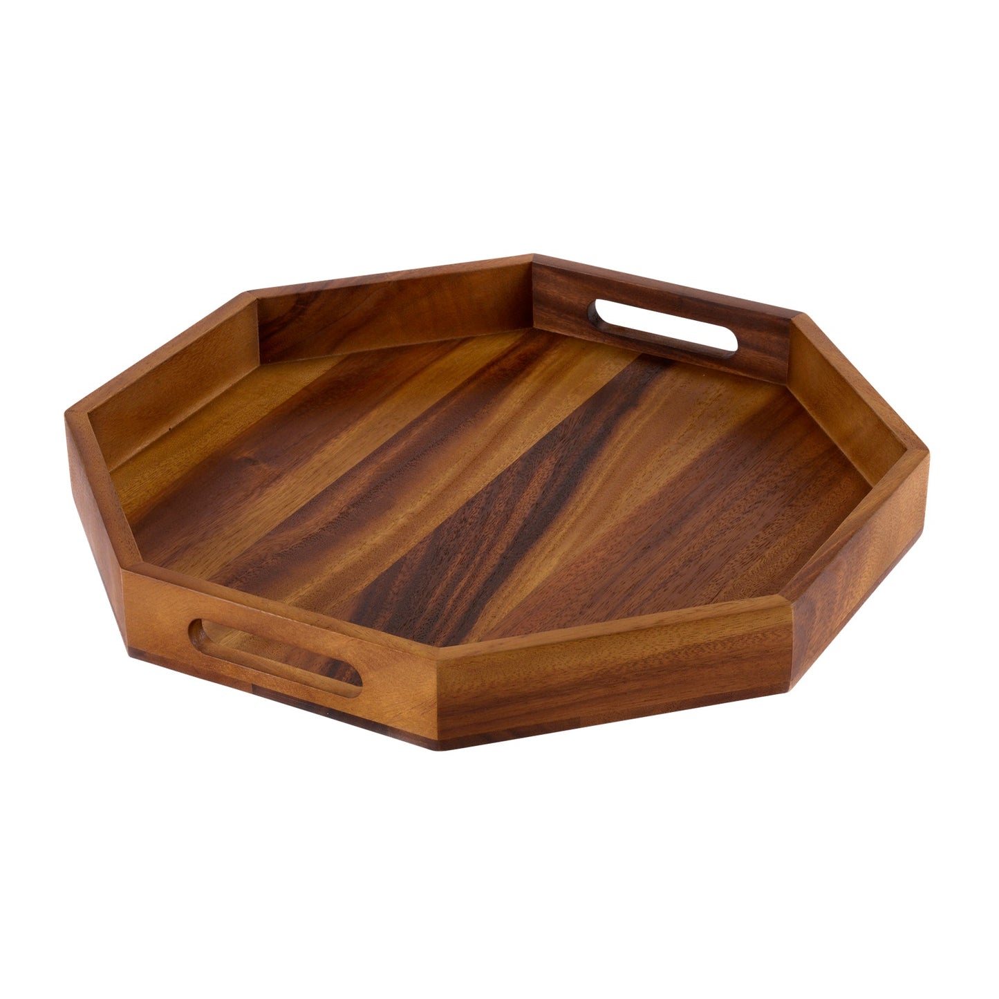 Octagon Serving Trays with Solid Bottom