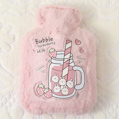 Cartoon Plush Rabbit Bear Hot Water Bottle