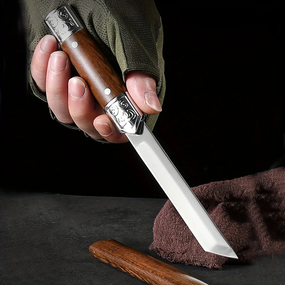 Premium Carved Stainless Steel Utility Knife