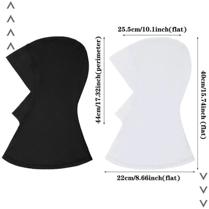 Adjustable Modal Hijab Cap - Stretchy Turban Full Neck Coverage