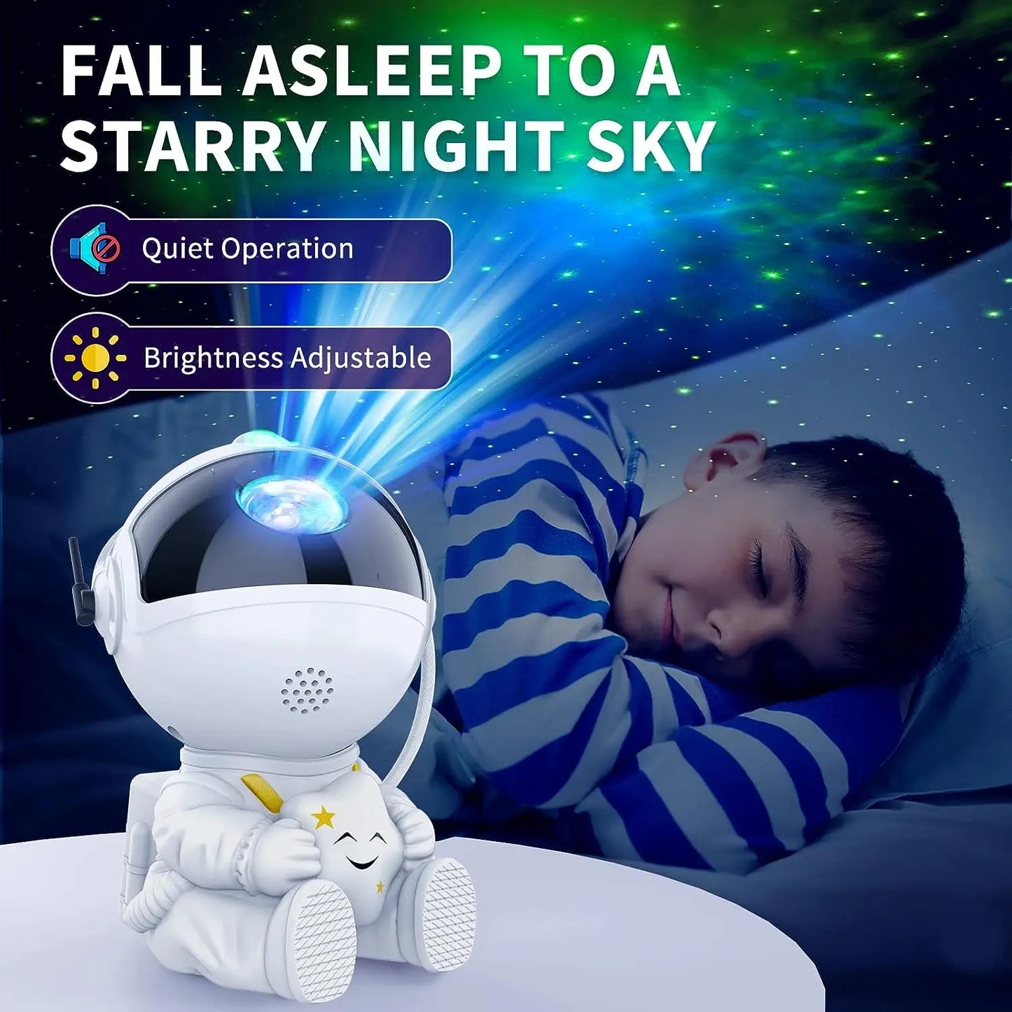 Galaxy Projector with Remote Control | Star Night Light for Kids