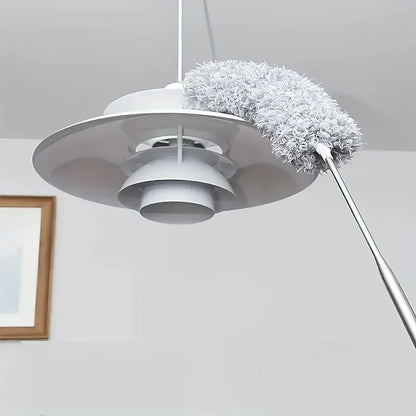 Extendable Chicken Feather Duster - Curved Ceiling Cleaning Broom
