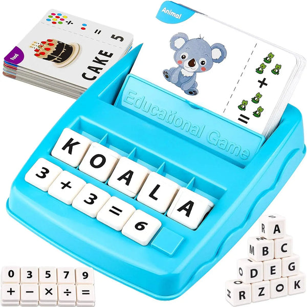 Educational Toys Learning Games For Kids 2 In 1 Matching Letter