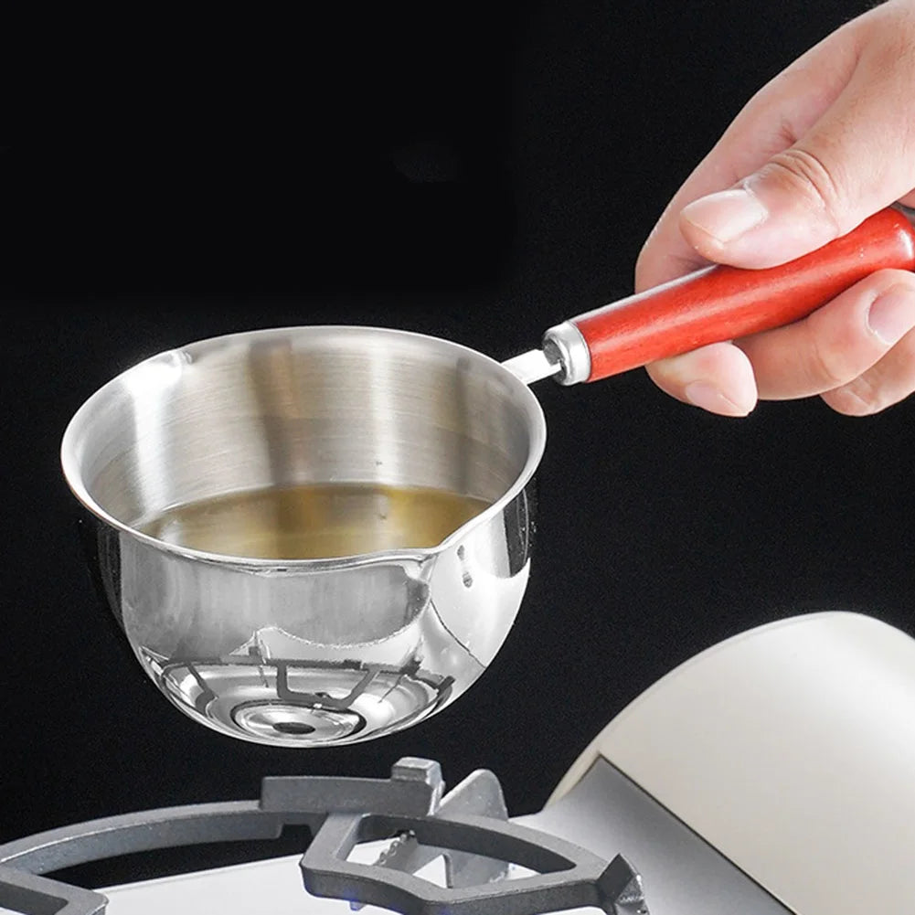 150-300ml Stainless Steel Butter Melting Pot | Hot Sauce Pan