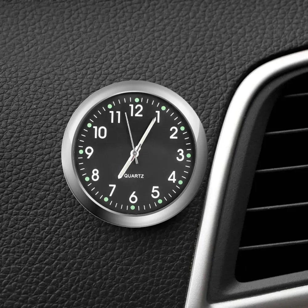 Luminous Stick-On Mini Digital Car Clock | Auto Accessories