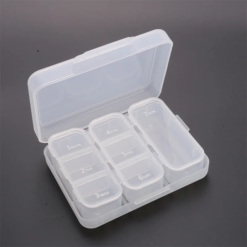 7-Day Pill Organizer with 21 Grids
