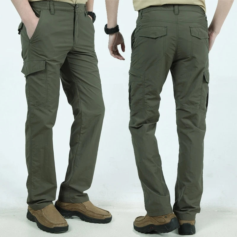 Men's Tactical Cargo Pants for Summer - Military Style