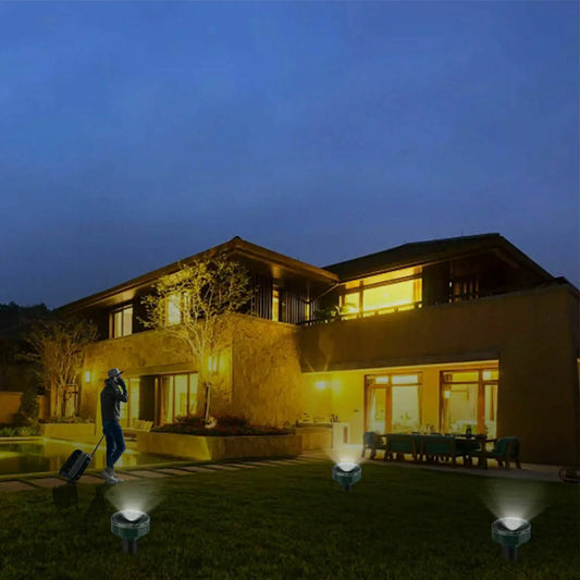 Solar Animal Repeller | Ultrasonic Pest Control LED