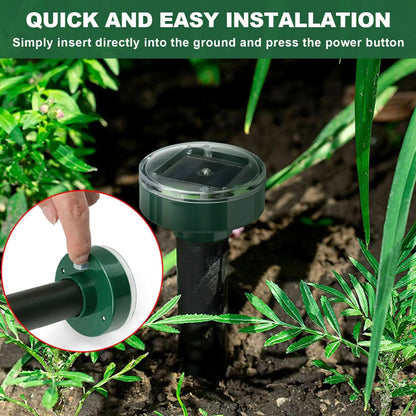 Solar Animal Repeller | Ultrasonic Pest Control LED