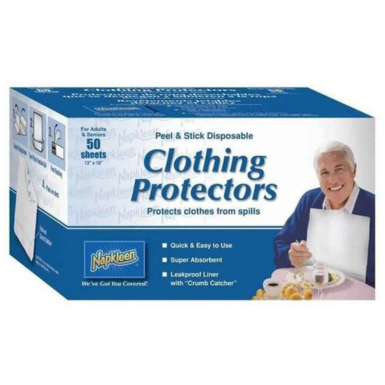 Napkleen Disposable Clothing Protector with Crumb Catcher