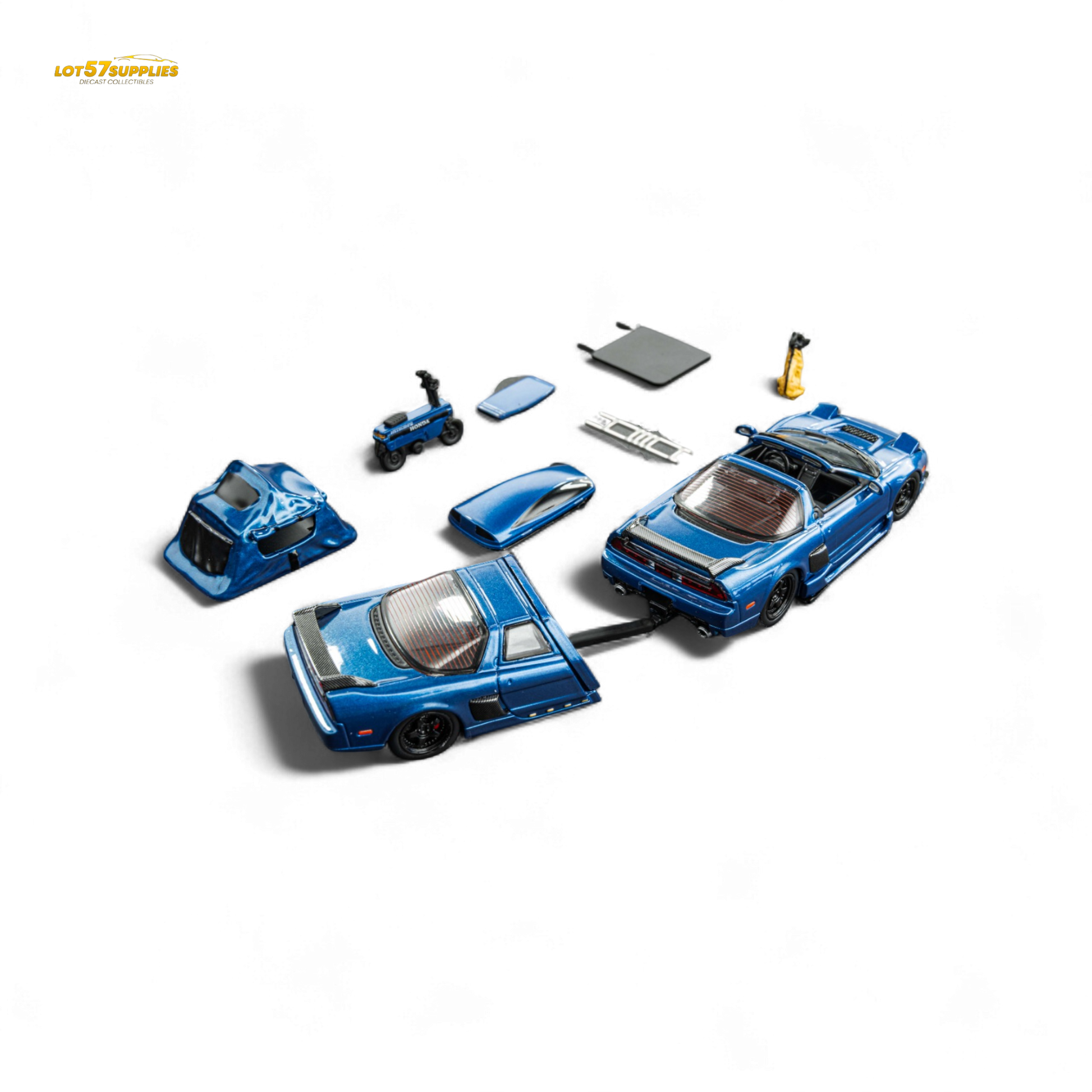 Findclassically NSX TRA - Transparent Blue FULL Set 1:64