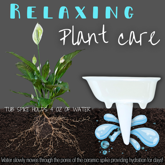 Limited Edition Tub Plant Watering Spike – Ceramic Self-Watering Stake