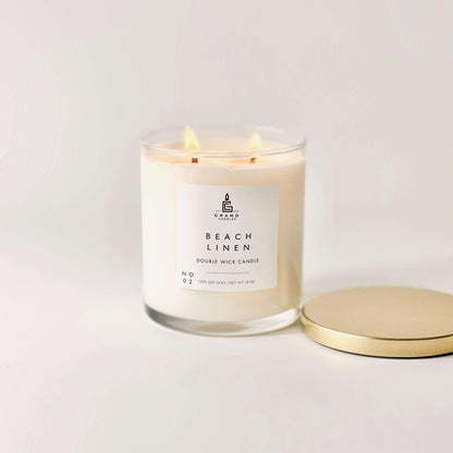 Beach Linen Soy Candle – Fresh, Clean & Coastal