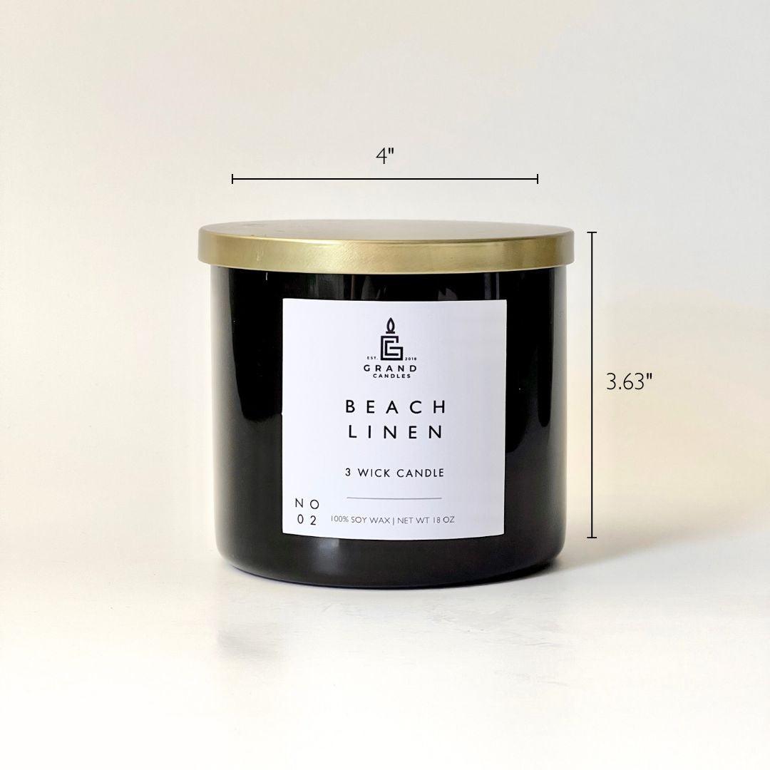 Beach Linen Soy Candle – Fresh, Clean & Coastal
