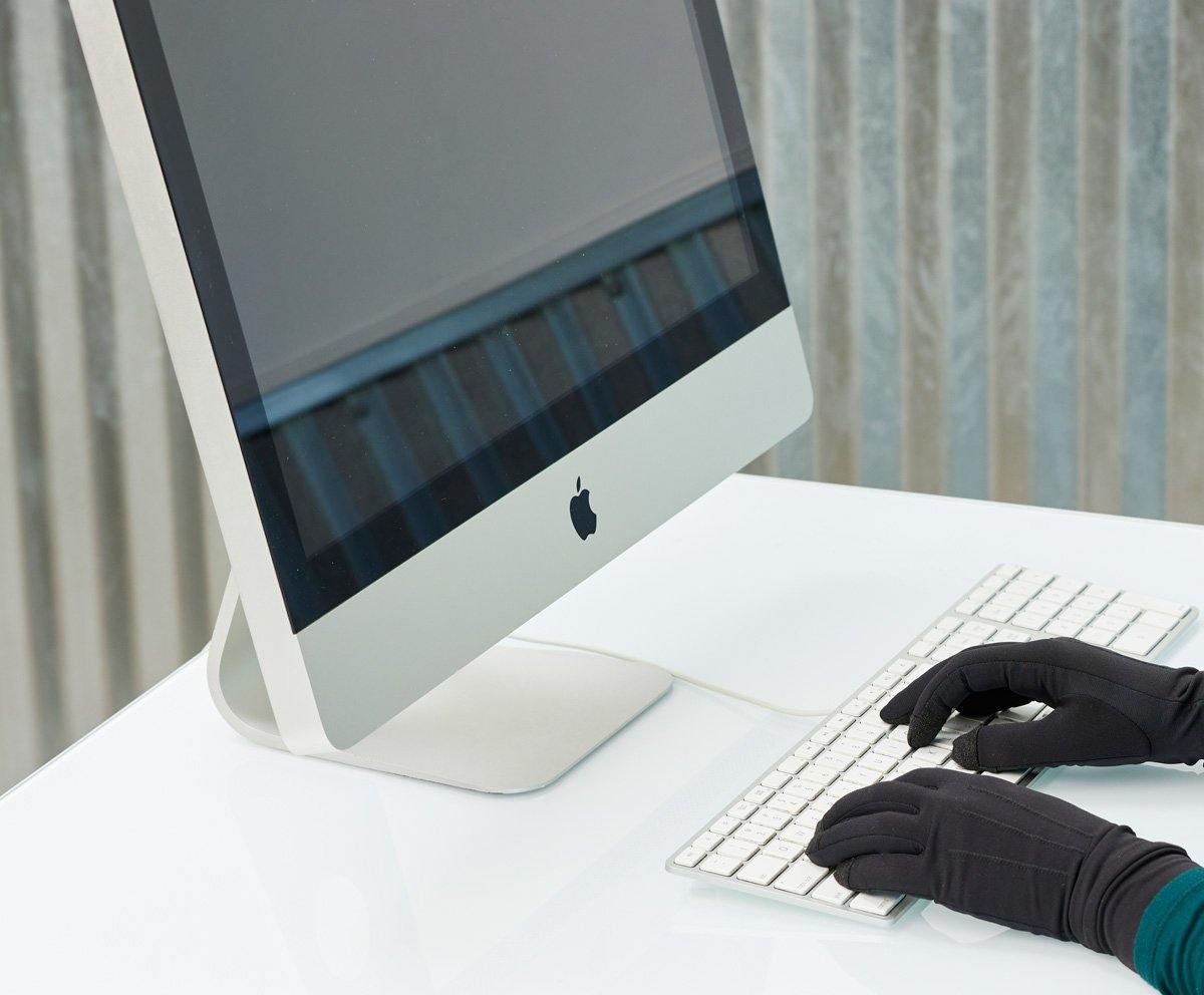 Thin Warm Graphene Typing Gloves